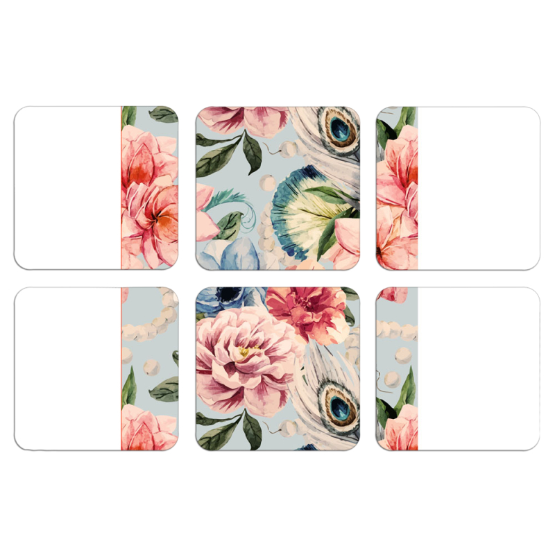 Магнитные фотопазлы 50 на 50 набор 6 штук Rosy