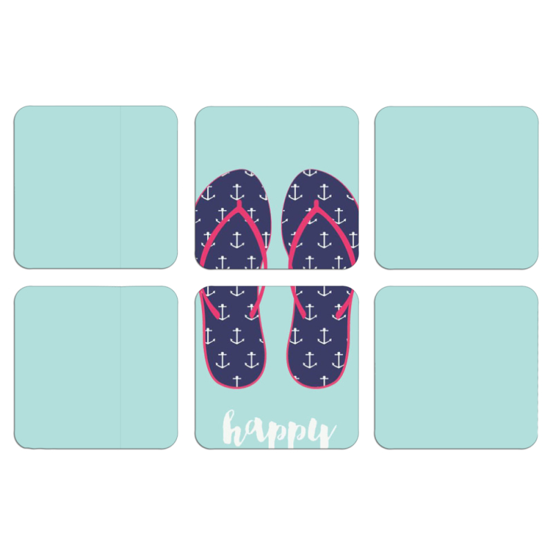 Магнитные фотопазлы 50 на 50 набор 6 штук 