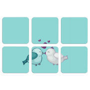 Магнитные фотопазлы 50 на 50 набор 6 штук 