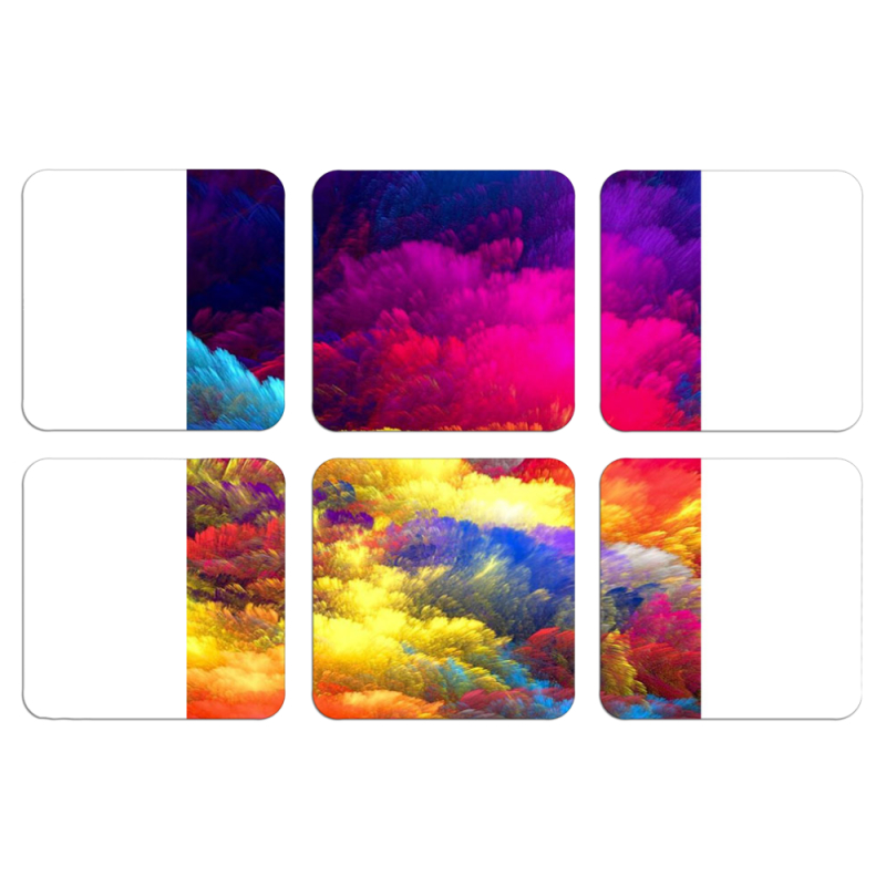 Магнитные фотопазлы 50 на 50 набор 6 штук 