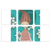 Магнитные фотопазлы 50 на 50 набор 6 штук Dream Girl