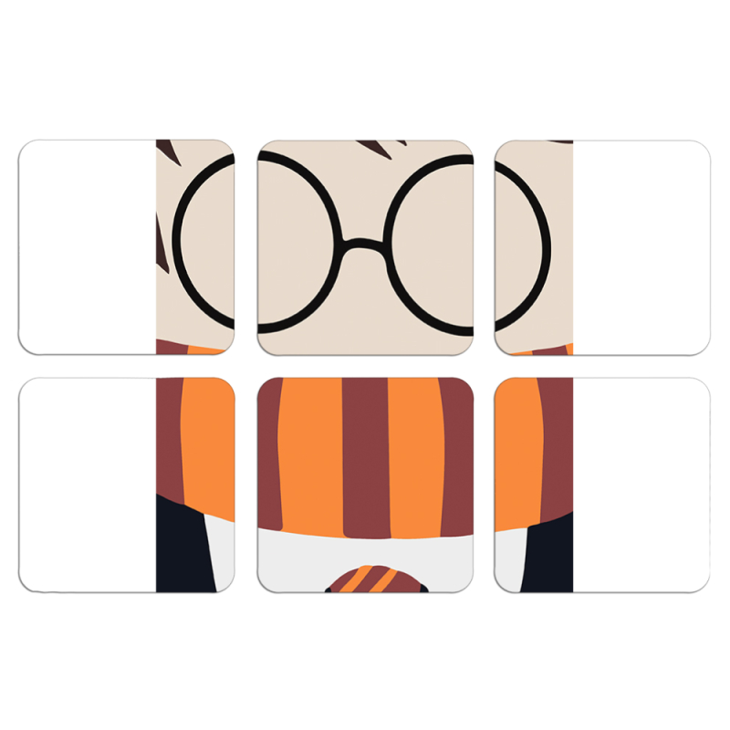 Магнитные фотопазлы 50 на 50 набор 6 штук Harry