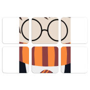 Магнитные фотопазлы 50 на 50 набор 6 штук Harry