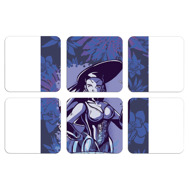 Магнитные фотопазлы 50 на 50 набор 6 штук Witches Bitches