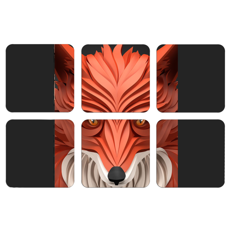 Магнитные фотопазлы 50 на 50 набор 6 штук 