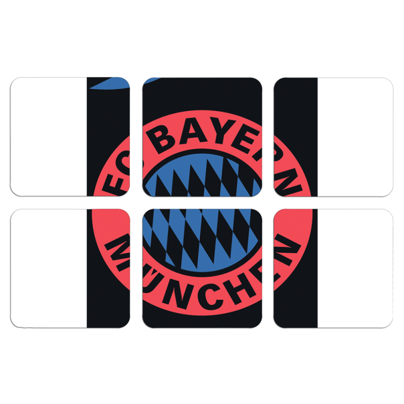 Магнитные фотопазлы 50 на 50 набор 6 штук FC Bayern