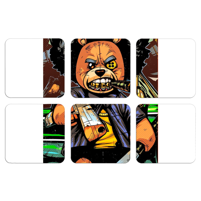 Магнитные фотопазлы 50 на 50 набор 6 штук 