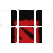 Магнитные фотопазлы 50 на 50 набор 6 штук Dota 2