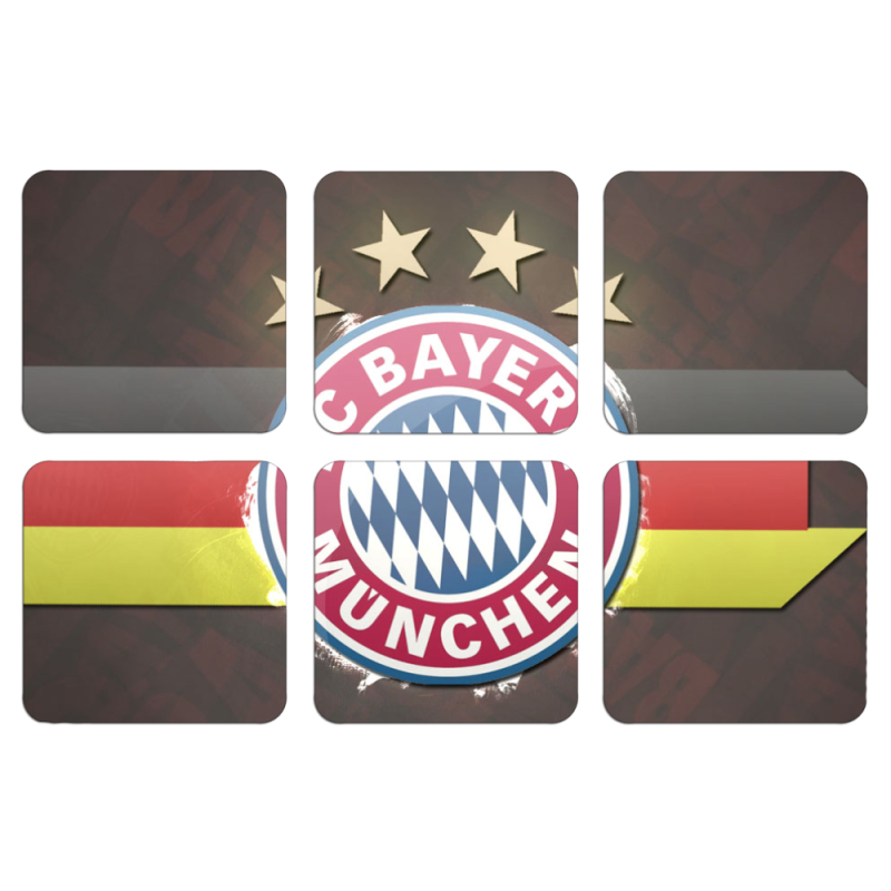 Магнитные фотопазлы 50 на 50 набор 6 штук 