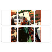 Магнитные фотопазлы 50 на 50 набор 6 штук GTA San Andreas
