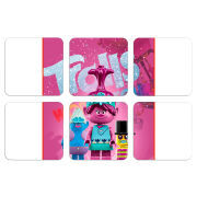 Магнитные фотопазлы 50 на 50 набор 6 штук Lego Trolls