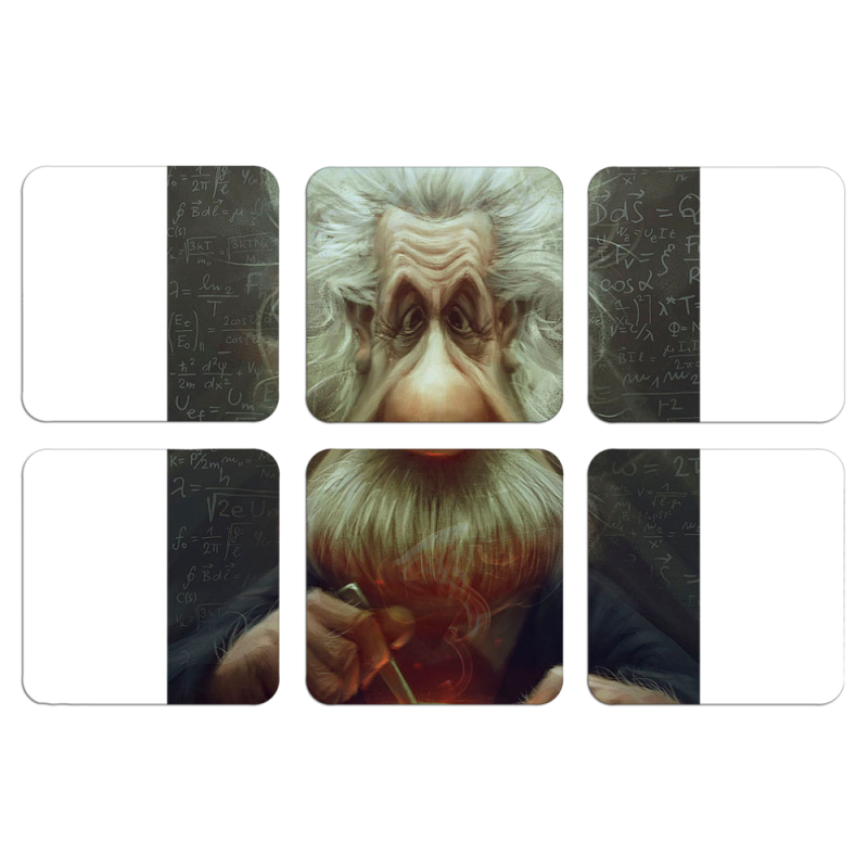 Магнитные фотопазлы 50 на 50 набор 6 штук 