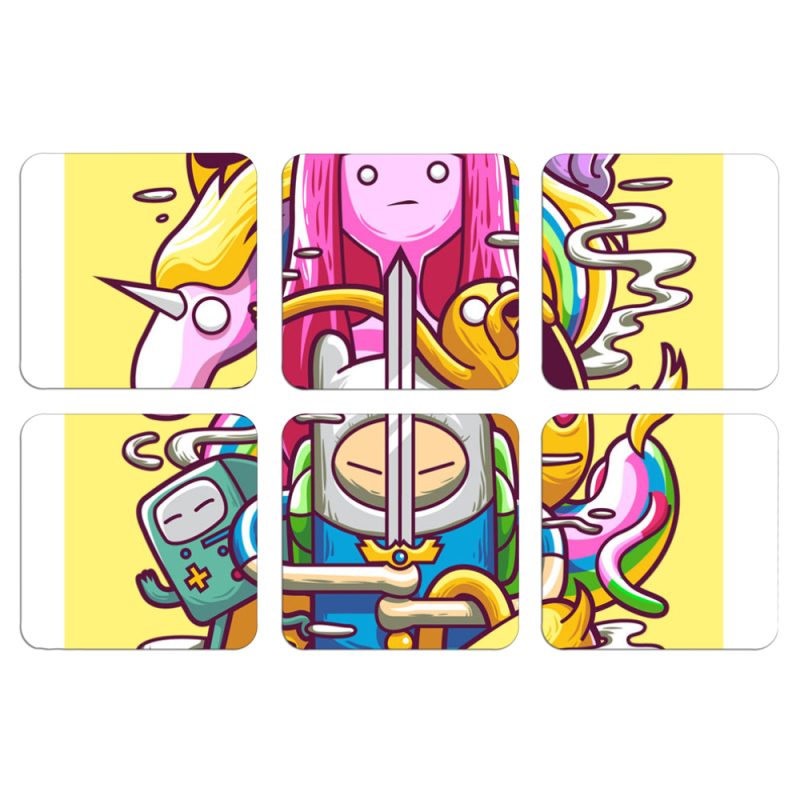 Магнитные фотопазлы 50 на 50 набор 6 штук 