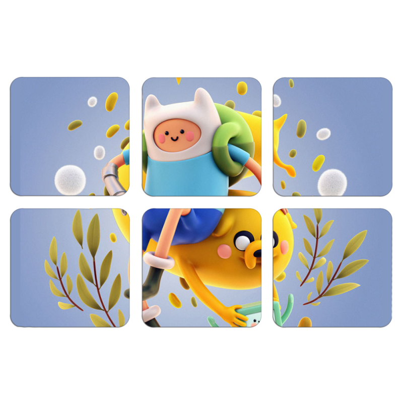 Магнитные фотопазлы 50 на 50 набор 6 штук 