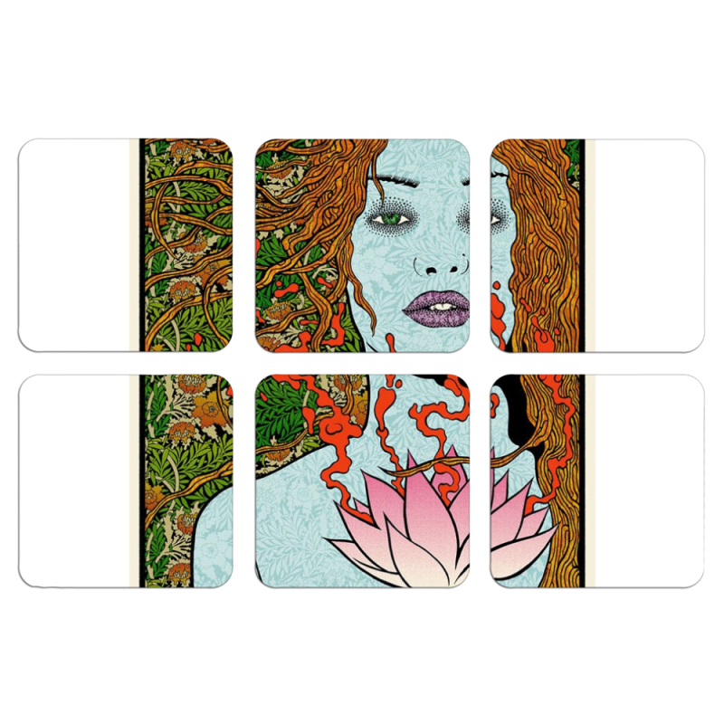 Магнитные фотопазлы 50 на 50 набор 6 штук 