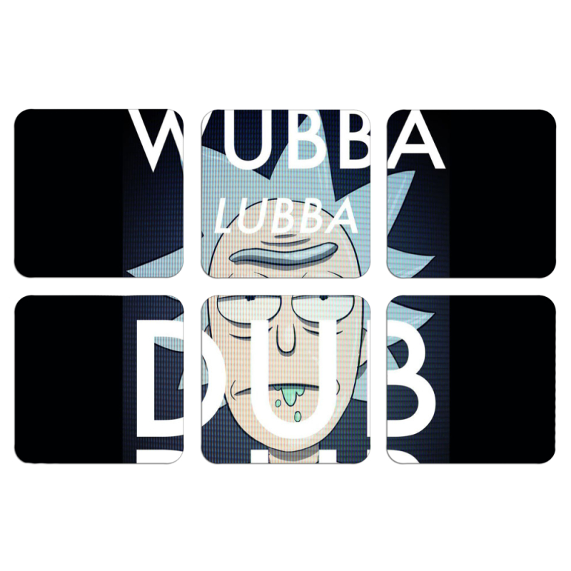 Магнитные фотопазлы 50 на 50 набор 6 штук 