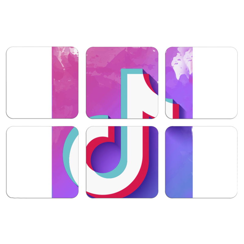 Магнитные фотопазлы 50 на 50 набор 6 штук TikTok