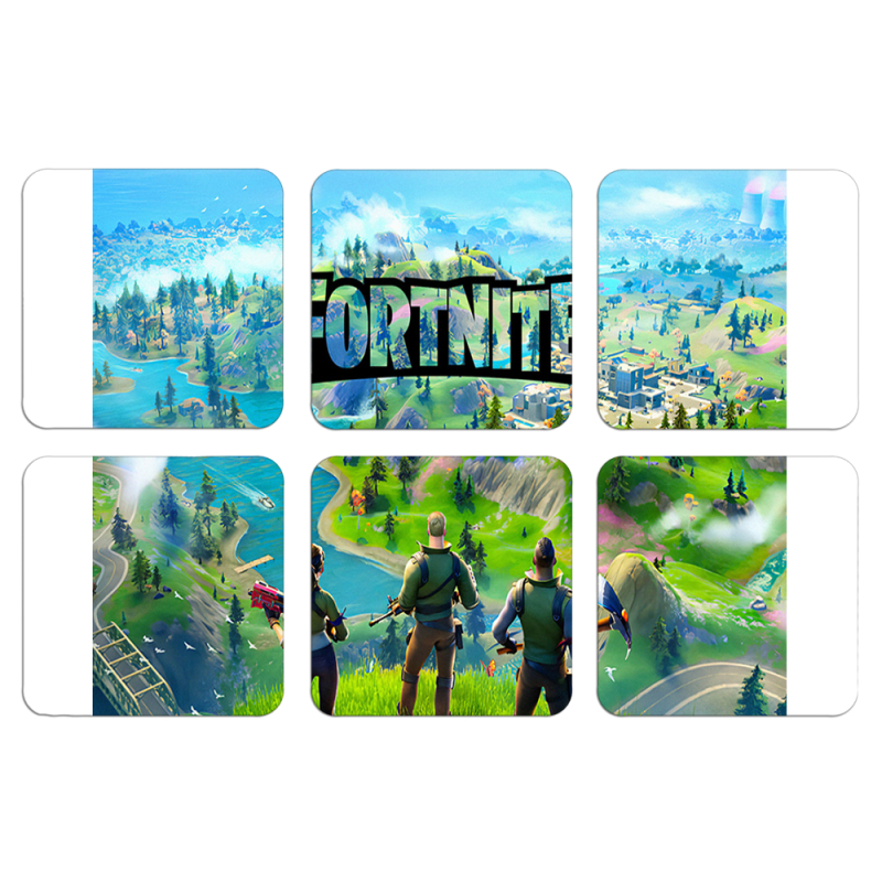 Магнитные фотопазлы 50 на 50 набор 6 штук Fortnite