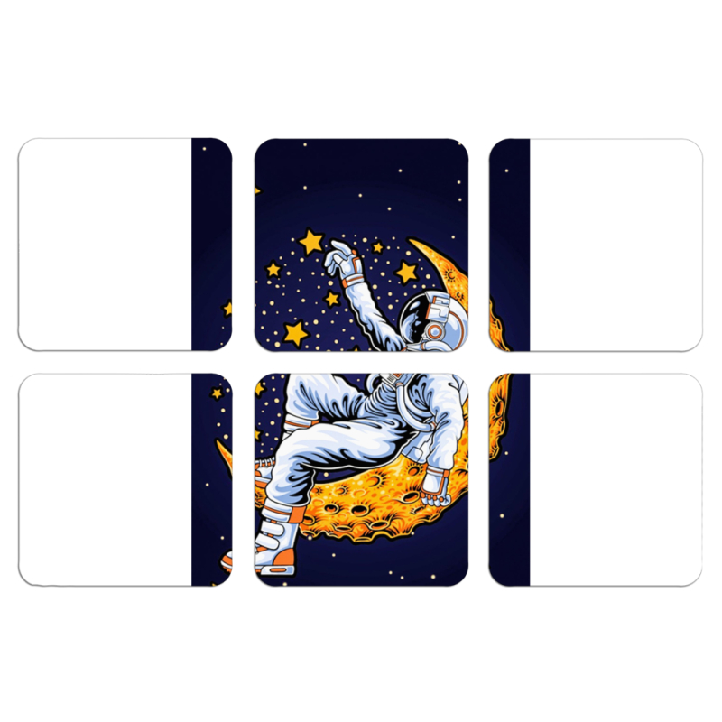 Магнитные фотопазлы 50 на 50 набор 6 штук MoonBed