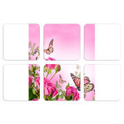 Магнитные фотопазлы 50 на 50 набор 6 штук 