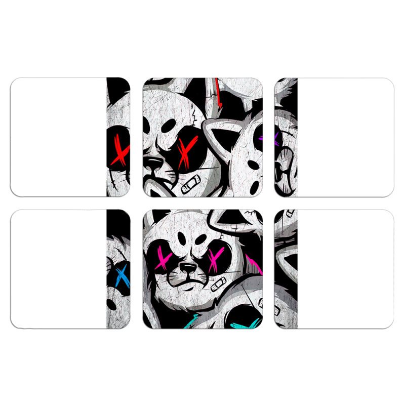 Магнитные фотопазлы 50 на 50 набор 6 штук Monster meow