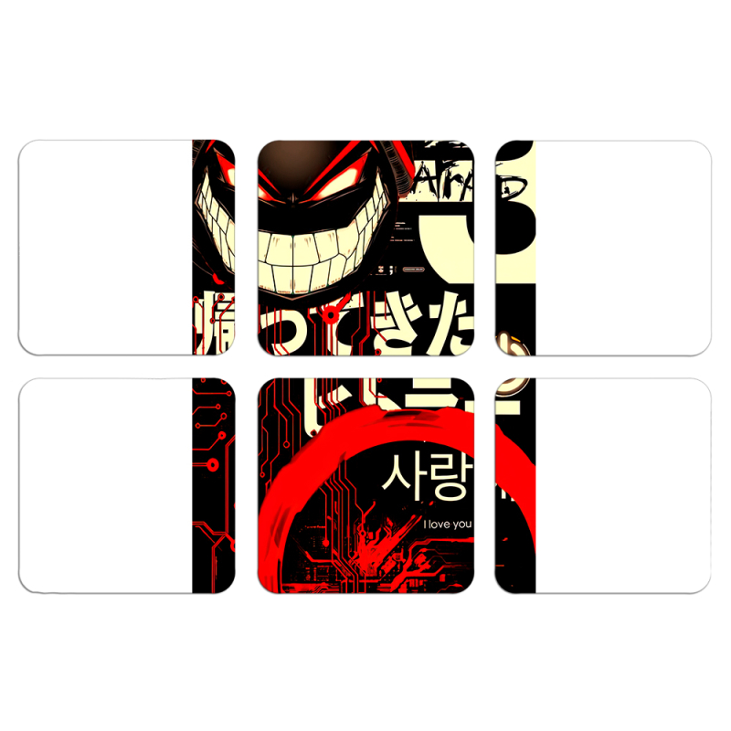 Магнитные фотопазлы 50 на 50 набор 6 штук 