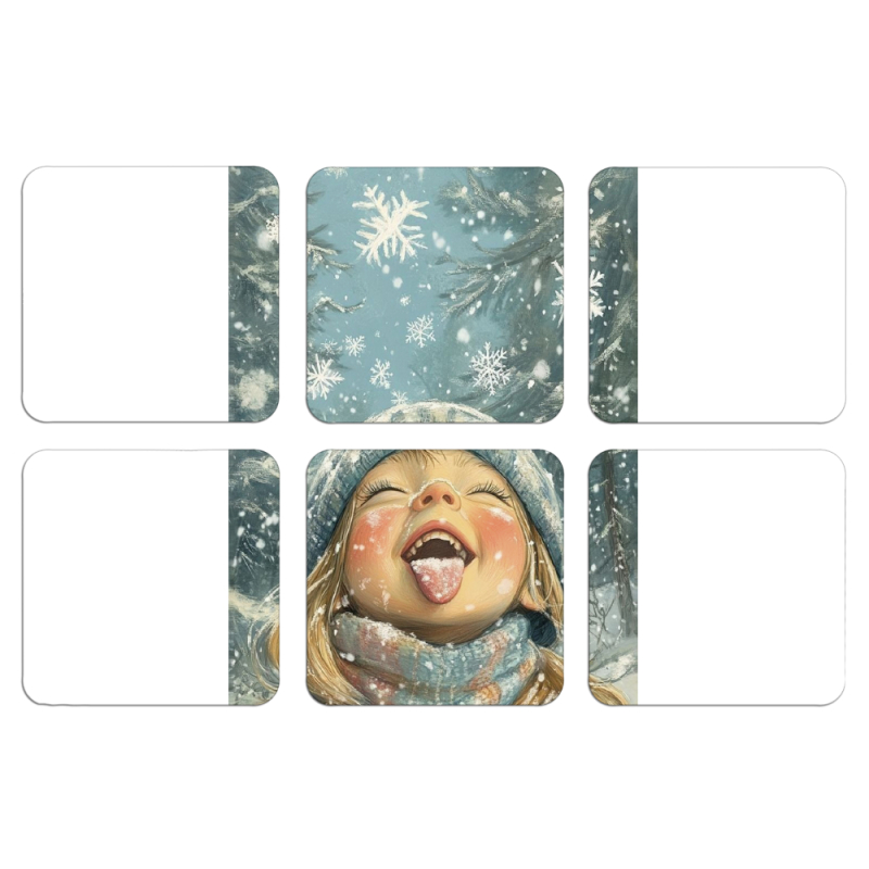 Магнитные фотопазлы 50 на 50 набор 6 штук Смак дитинства