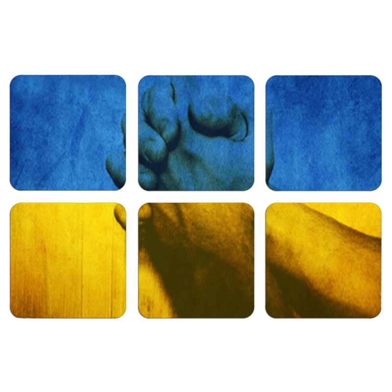 Магнитные фотопазлы 50 на 50 набор 6 штук Handshake