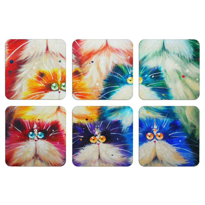 Магнитные фотопазлы 50 на 50 набор 6 штук 