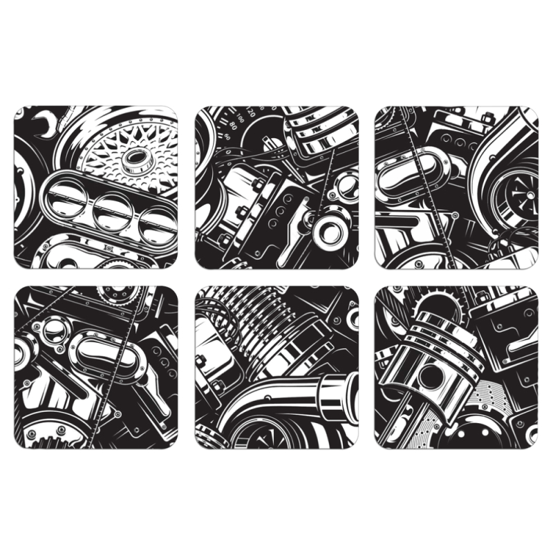 Магнитные фотопазлы 50 на 50 набор 6 штук 