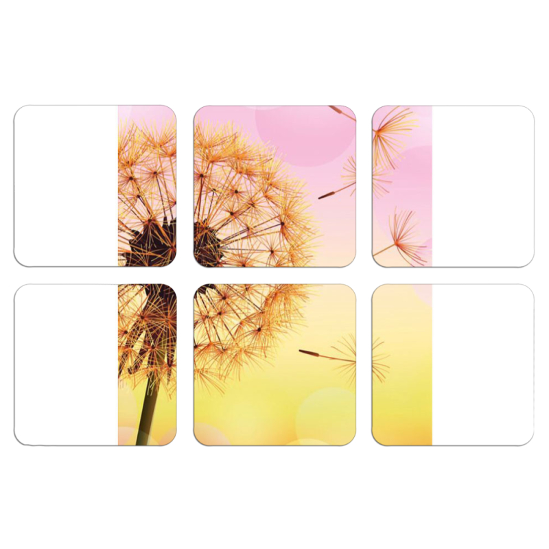 Магнитные фотопазлы 50 на 50 набор 6 штук 