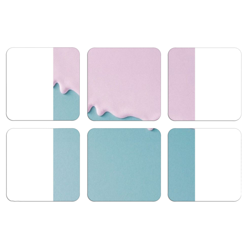 Магнитные фотопазлы 50 на 50 набор 6 штук 