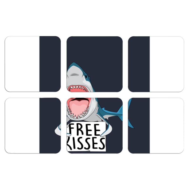 Магнитные фотопазлы 50 на 50 набор 6 штук 