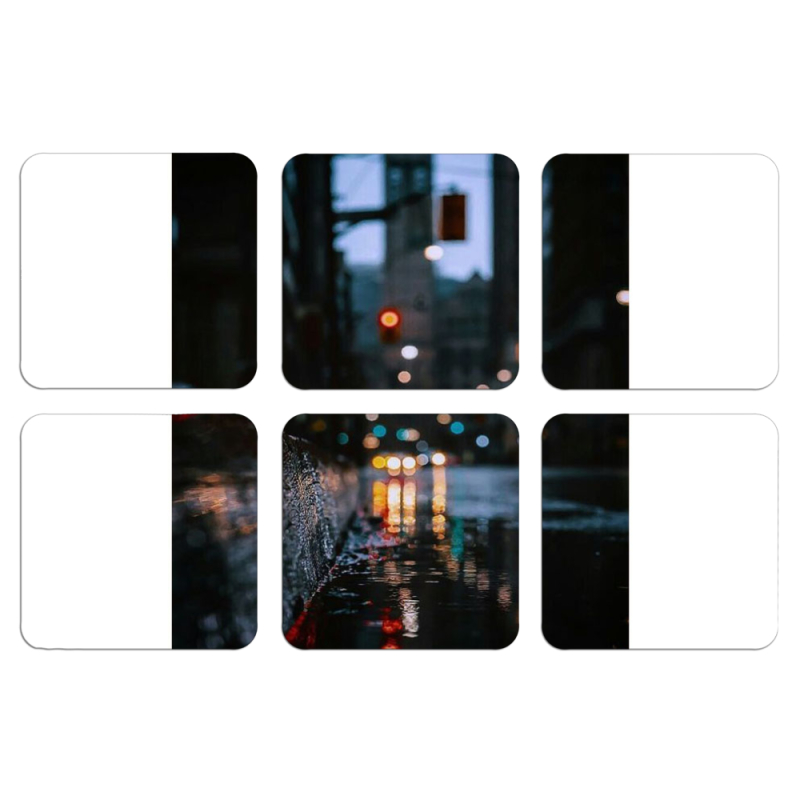 Магнитные фотопазлы 50 на 50 набор 6 штук 