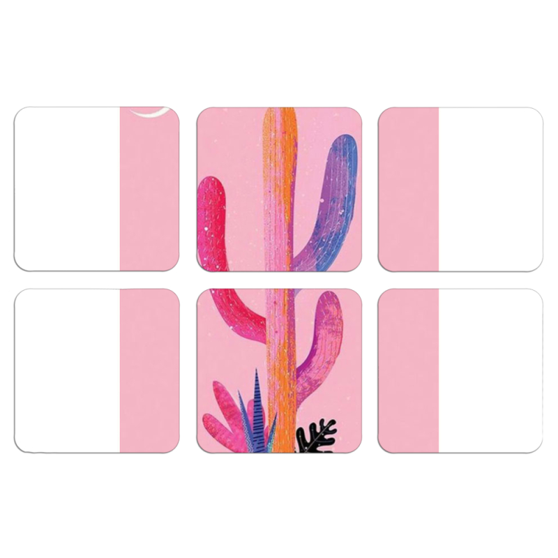 Магнитные фотопазлы 50 на 50 набор 6 штук 