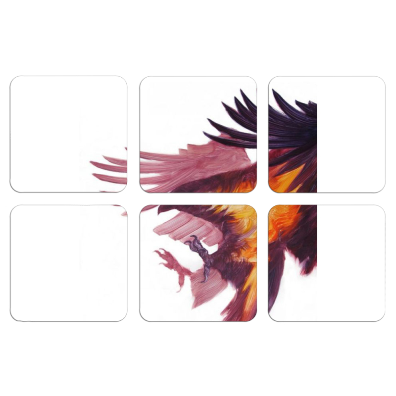 Магнитные фотопазлы 50 на 50 набор 6 штук 