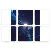 Магнитные фотопазлы 50 на 50 набор 6 штук 