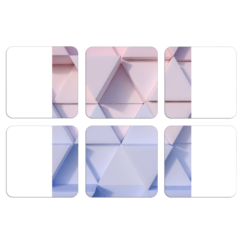 Магнитные фотопазлы 50 на 50 набор 6 штук 