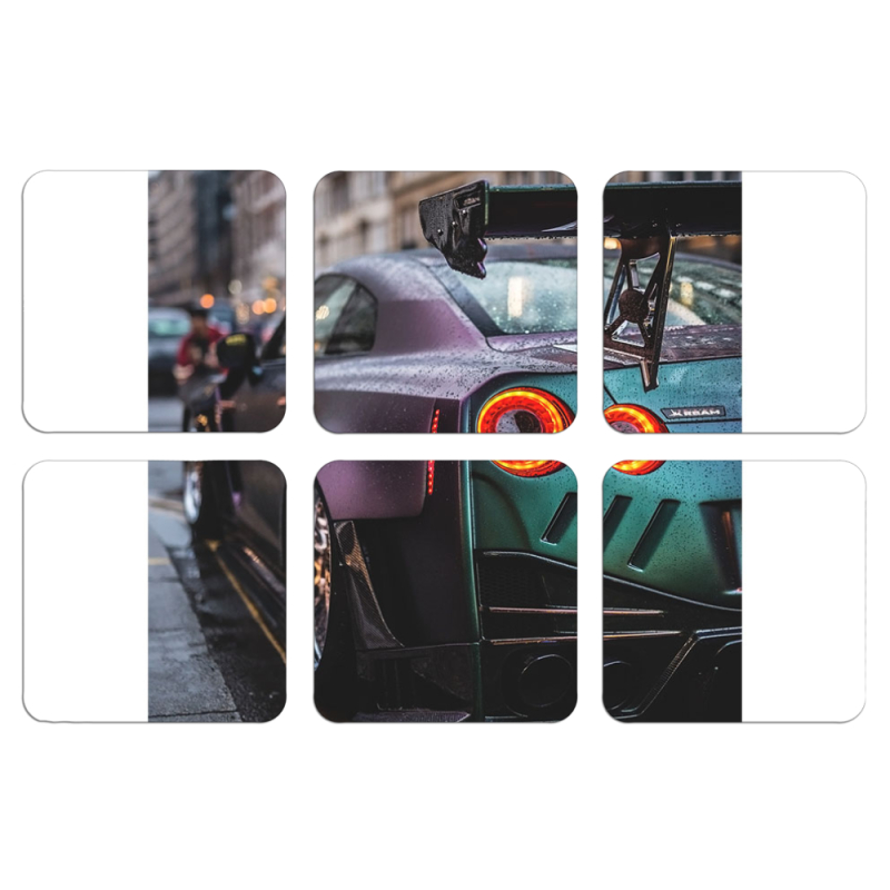 Магнитные фотопазлы 50 на 50 набор 6 штук 