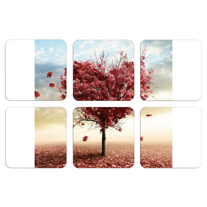 Магнитные фотопазлы 50 на 50 набор 6 штук Tree of Love