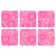 Магнитные фотопазлы 50 на 50 набор 6 штук Sugar Hearts