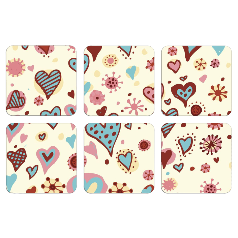 Магнитные фотопазлы 50 на 50 набор 6 штук Be my Valentine