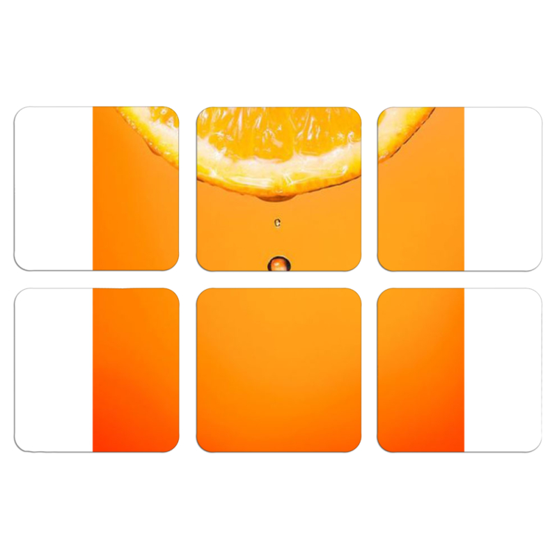 Магнитные фотопазлы 50 на 50 набор 6 штук 