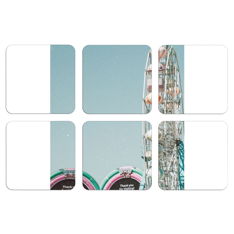 Магнитные фотопазлы 50 на 50 набор 6 штук 