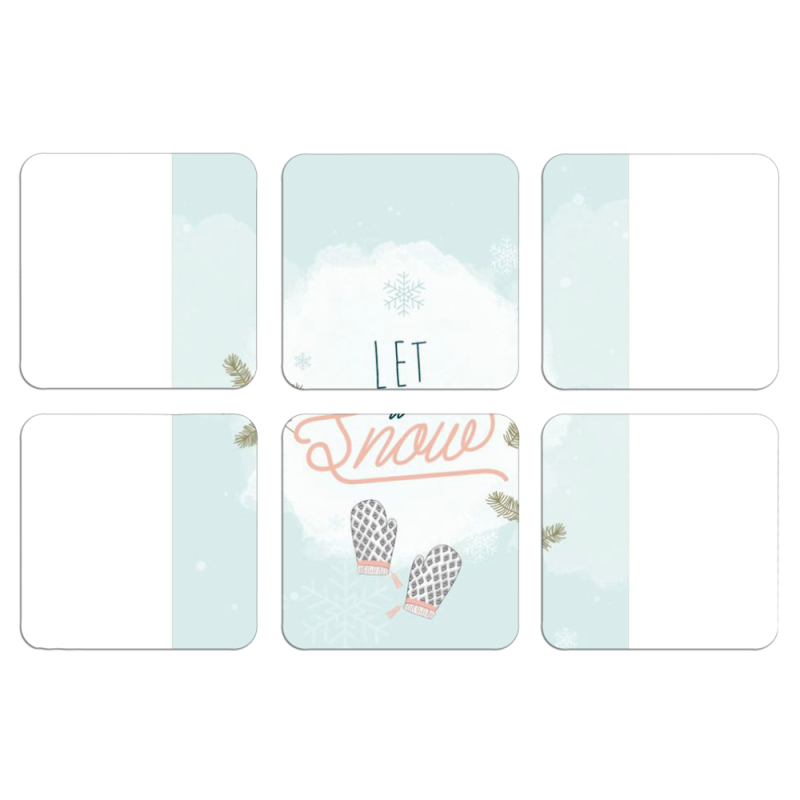 Магнитные фотопазлы 50 на 50 набор 6 штук 