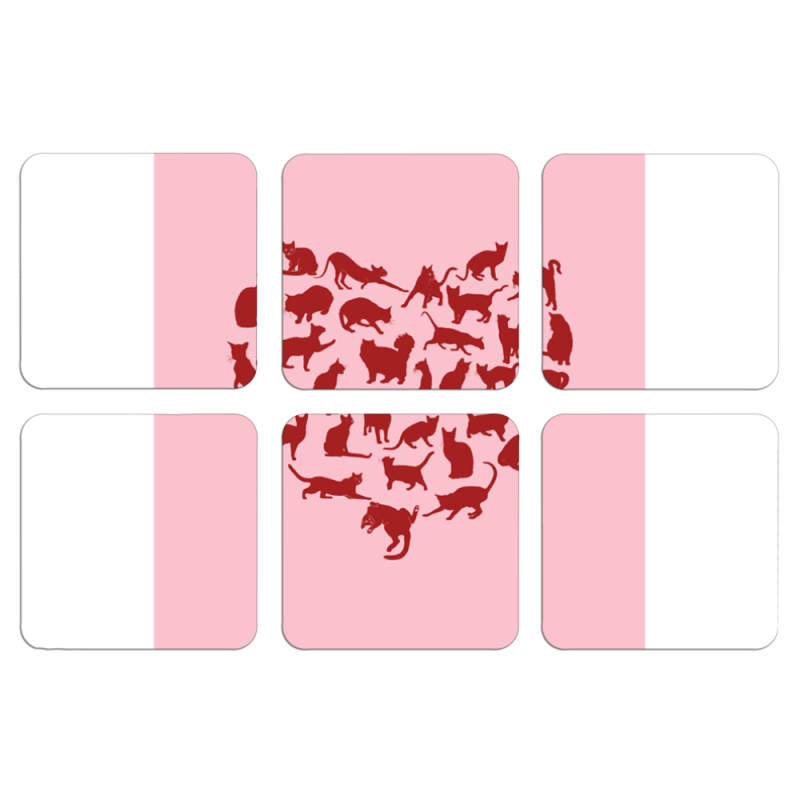 Магнитные фотопазлы 50 на 50 набор 6 штук 