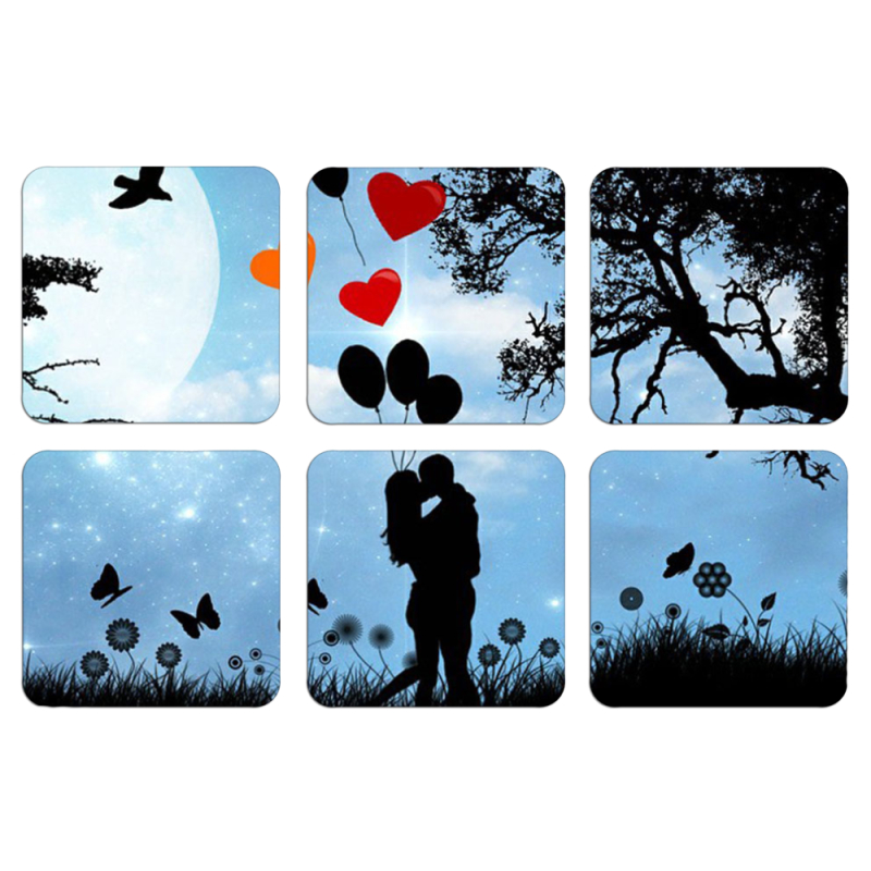 Магнитные фотопазлы 50 на 50 набор 6 штук 