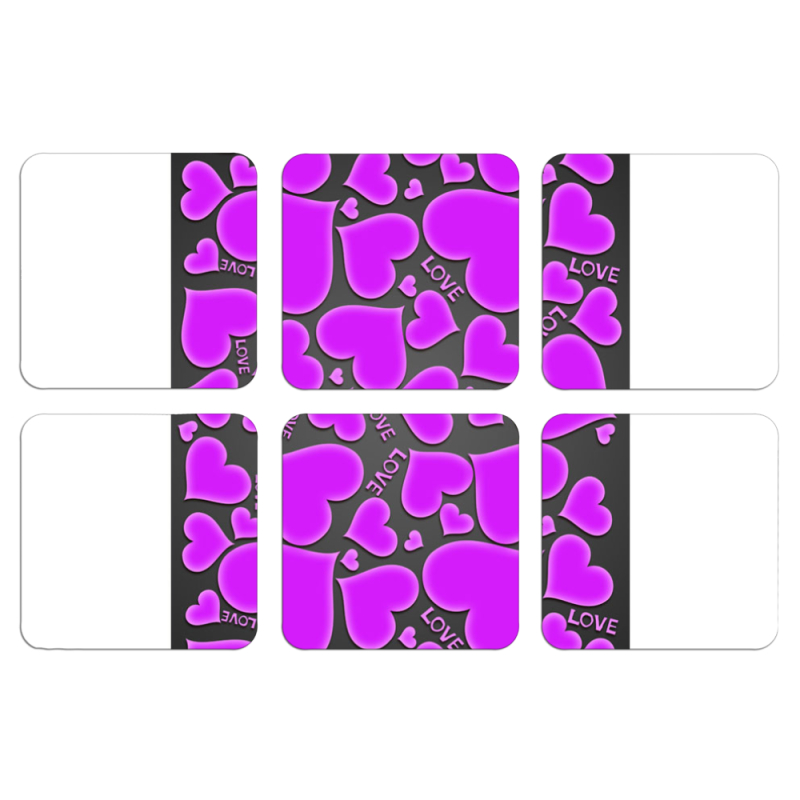 Магнитные фотопазлы 50 на 50 набор 6 штук 