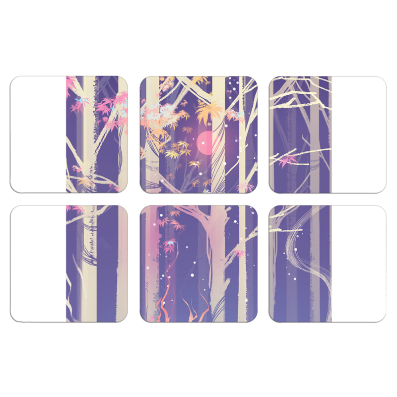 Магнитные фотопазлы 50 на 50 набор 6 штук 