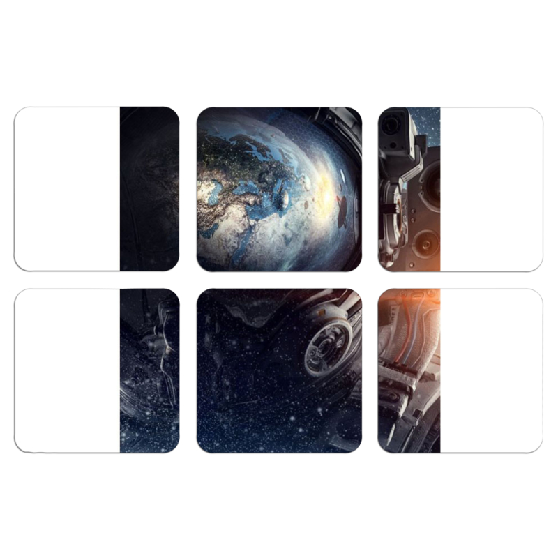 Магнитные фотопазлы 50 на 50 набор 6 штук 